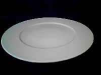 ASSIETTE DE PRESENTATION 32cm avec 1 filet Or Modèle HELENE en Porcelaine  Blanche - Centre vaisselle Sarl La Porcelaine de Christèle